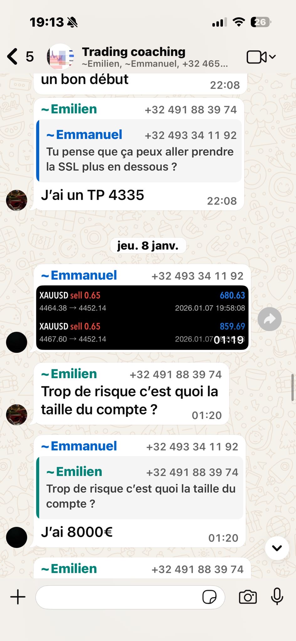 Resultat Emmanuel