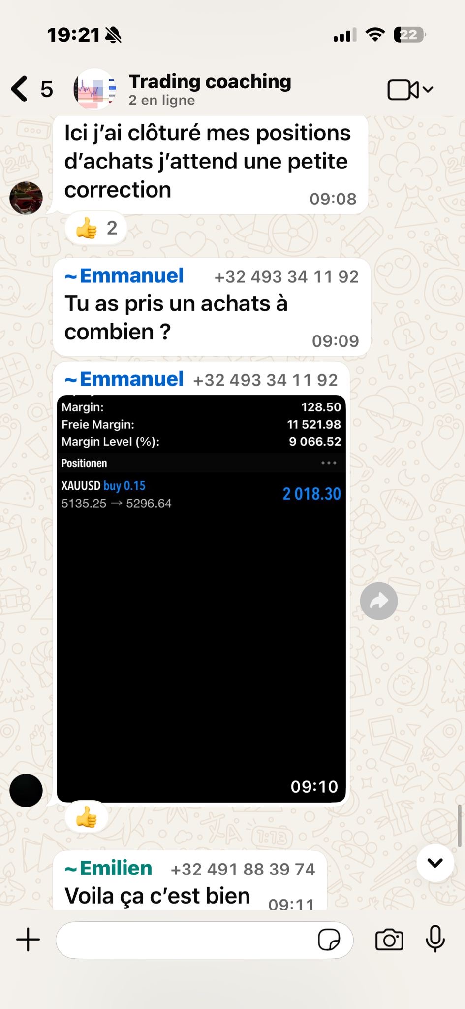 Resultat Emmanuel